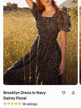 Brooklyn Dress Ivy City Co Navy Floral Maxi Dress